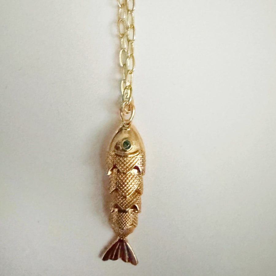 Emerald-Eye Fortune Necklace
