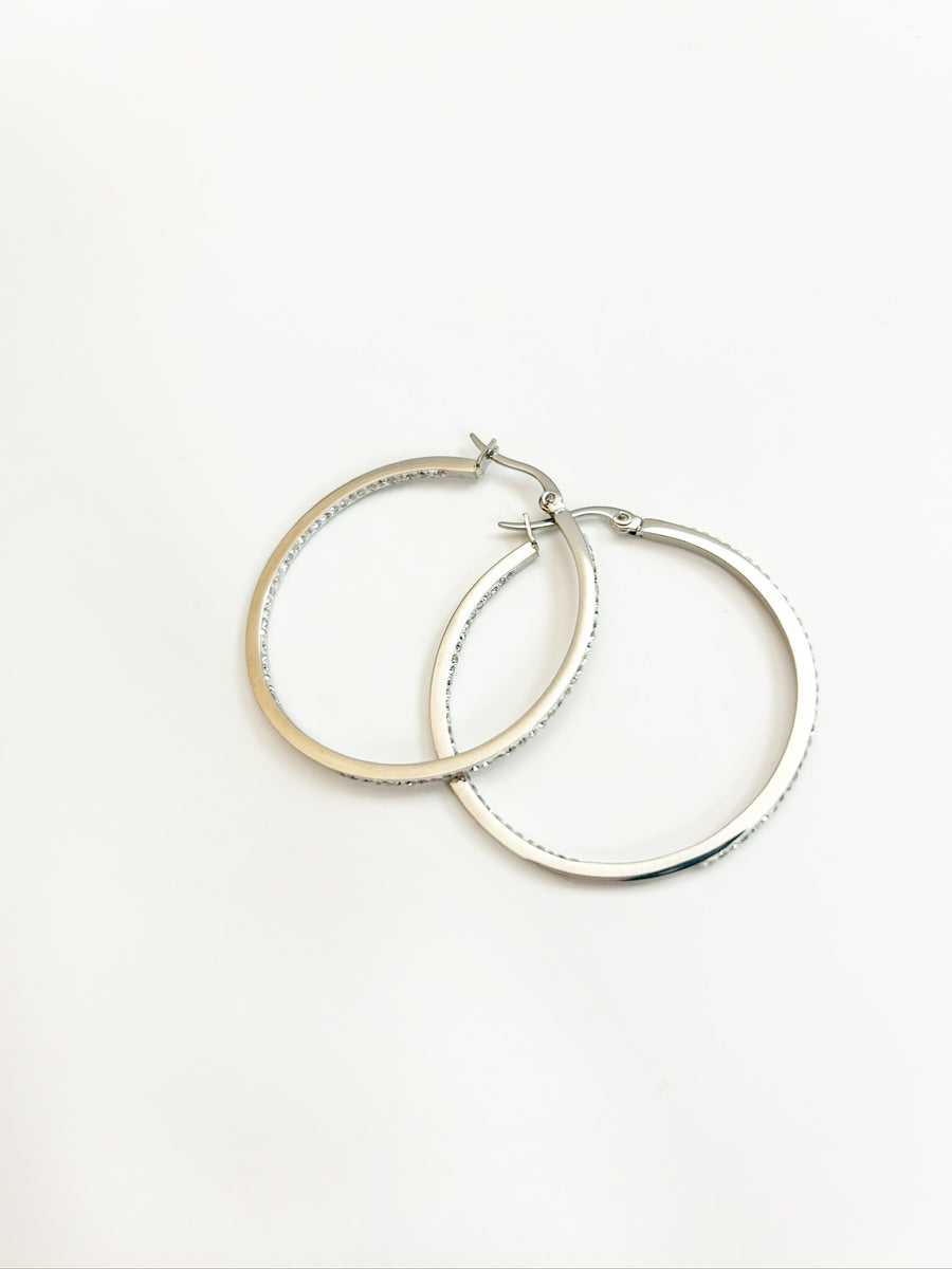 In and Out Hoop Earrings