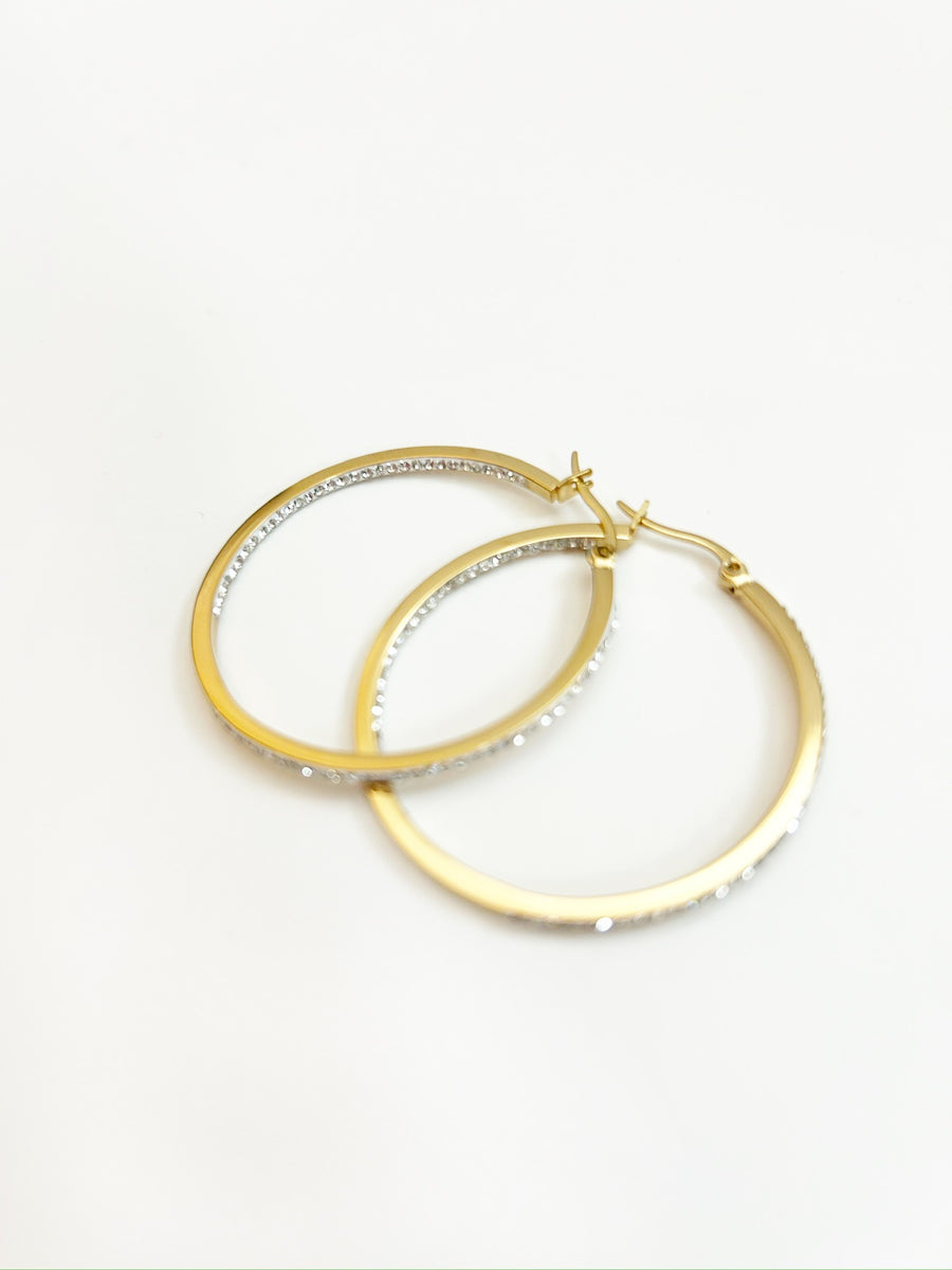 In and Out Hoop Earrings