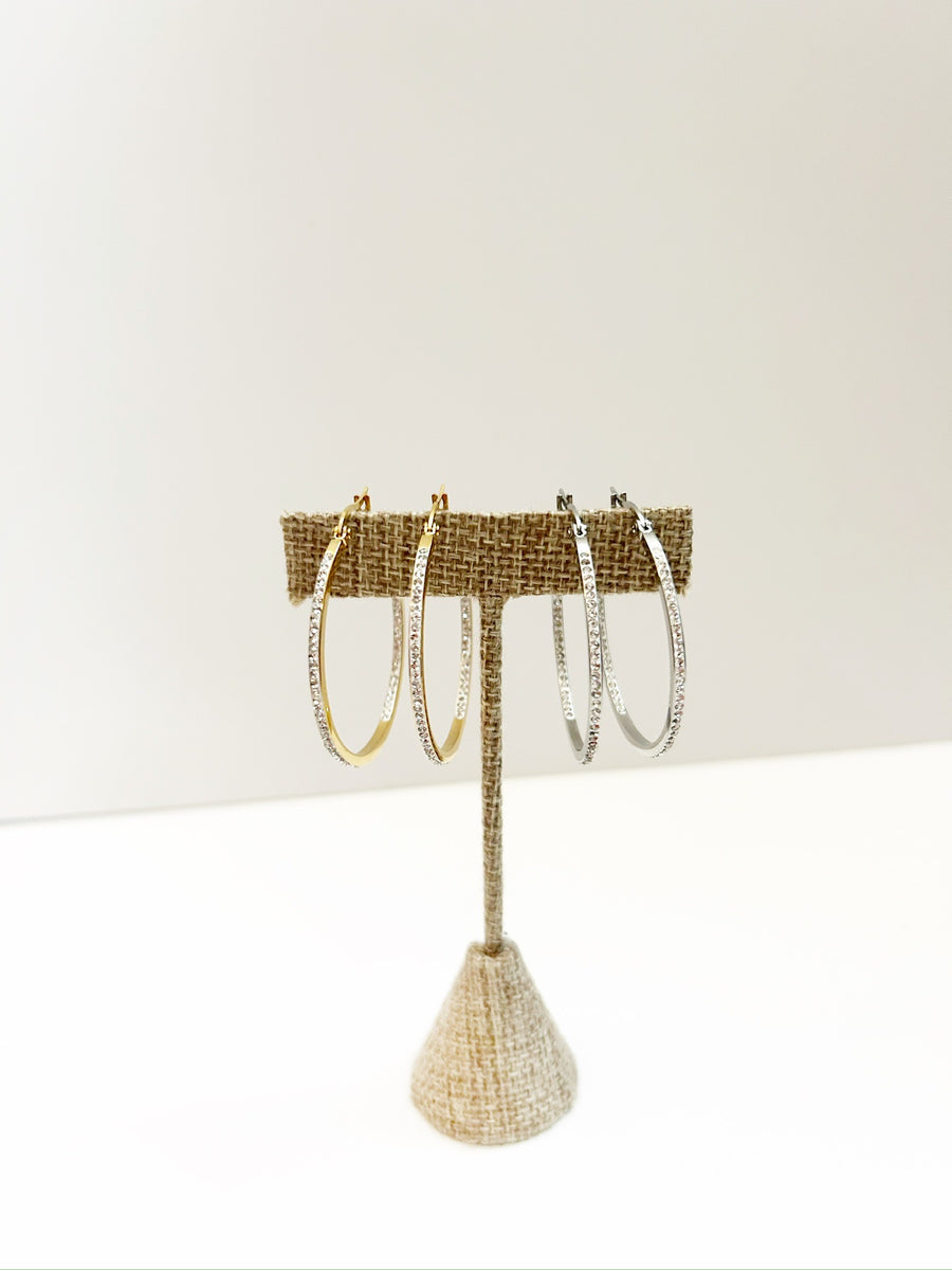 In and Out Hoop Earrings