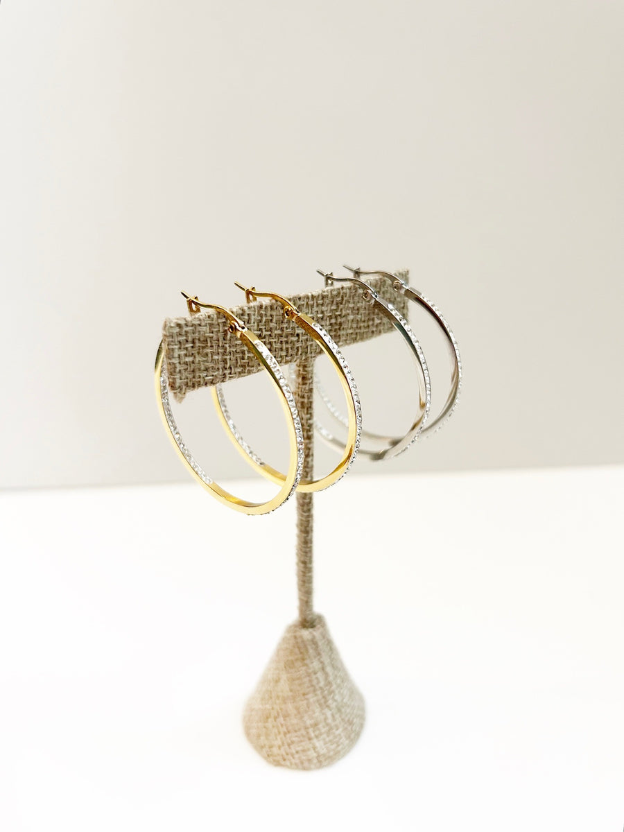 In and Out Hoop Earrings