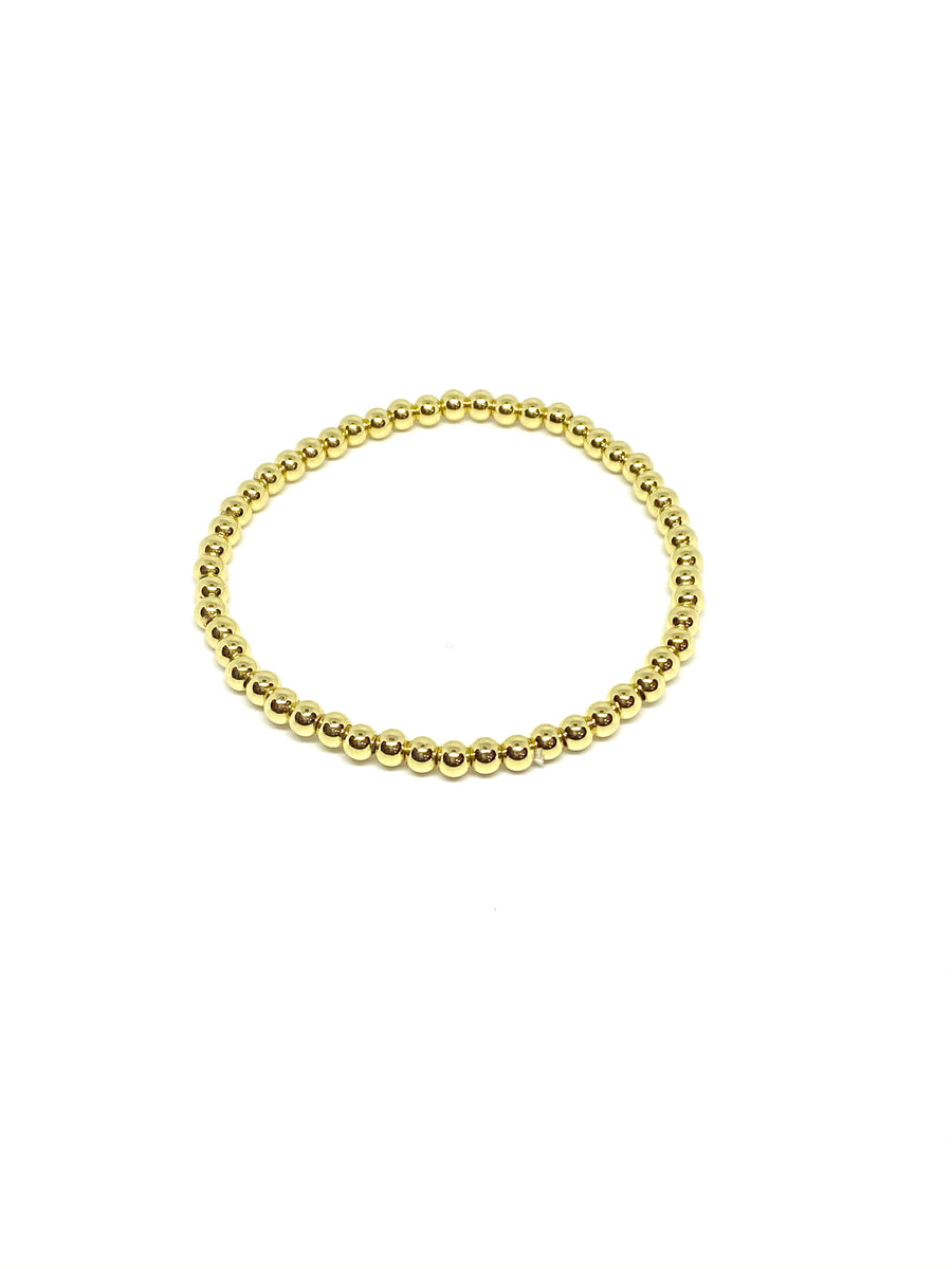 Gilded Gold Ball Bracelet